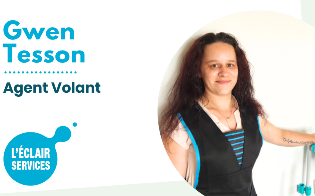 Gwen Tesson, agent volant chez L’Eclair Services à Lannion